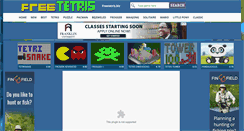 Desktop Screenshot of freetetris.biz